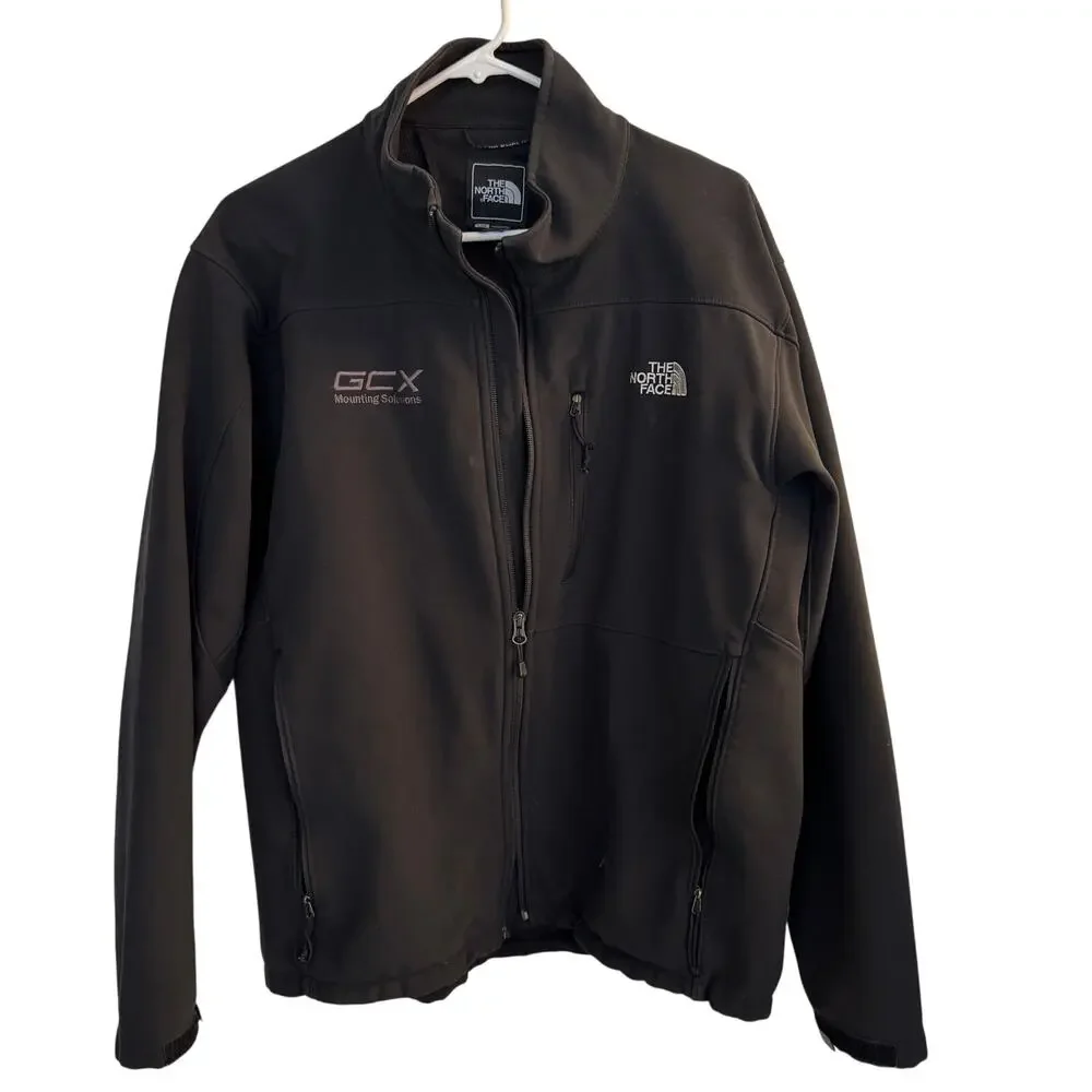 The NorthFace Jacket Men's‎ Black Bionic Long Sleeve Full Zip Collared Sz L
